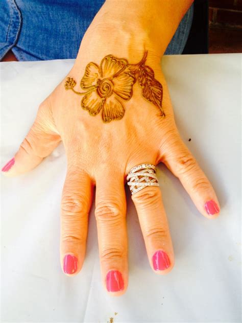 Flower & henna All Saints Tattoo, Austin TX Flower henna
