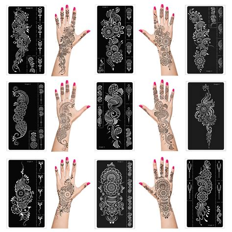 Henna Tattoo Stencil Printable