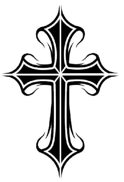 Tribal Cross Christian Tattoos Design Pictures Fashion