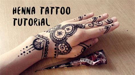 Basic henna tattoo tutorial YouTube