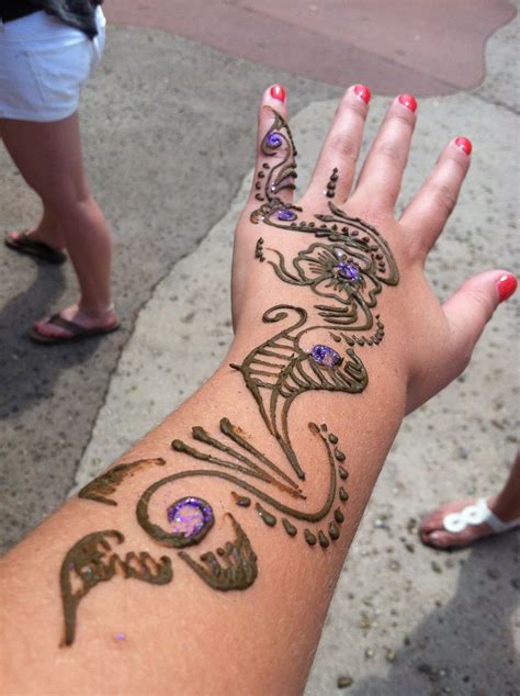 Moroccan Henna New Beginnings Done at Epcot Disney World