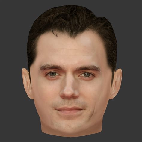 henry cavill 3d model