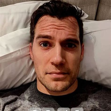 henry cavill in bed