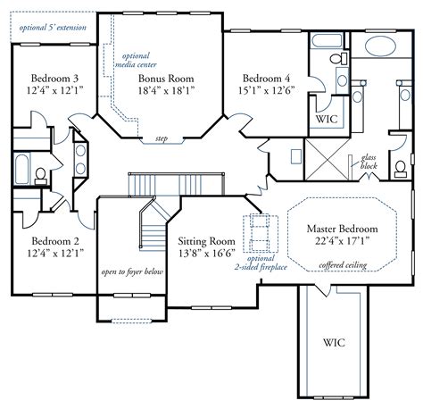 henry homes floor plans 4bd 3 ba 2554 sq ft