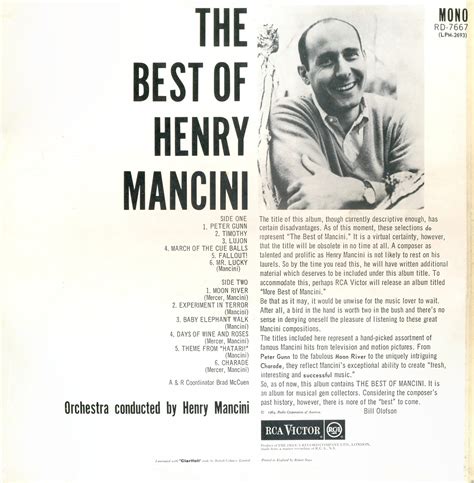 henry mancini best historical themes