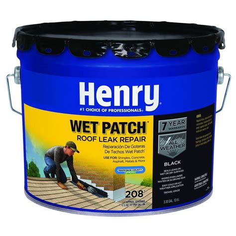 henry roof patch cure time