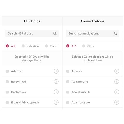 hep c interaction checker