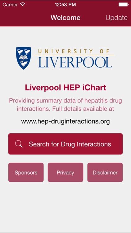 hepatitis c liverpool drug interaction