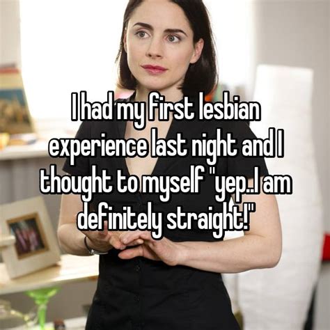 her experience lesbian first