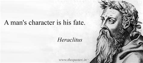 heraclitus a man's character is his fate