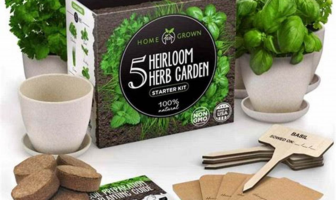 Unveiling the Secrets of Herb Garden Kits: A Journey to Culinary Delights