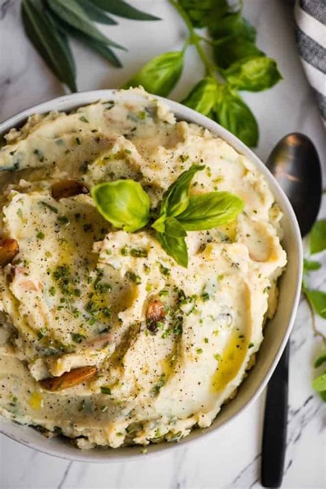 Herb Roasted Mashed Potatoes