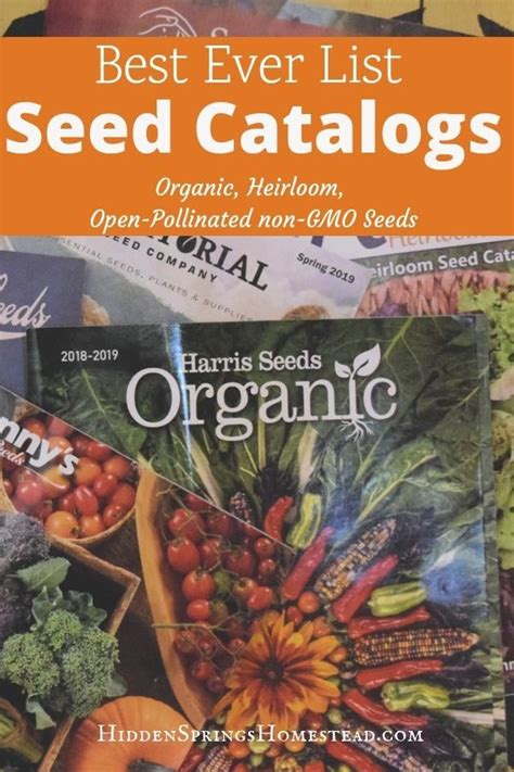 herb seed catalog companies