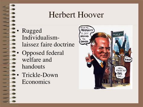 Herbert Hoover Trickle Down