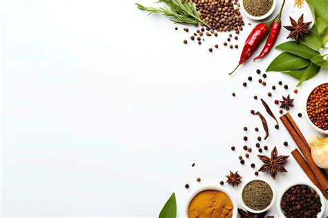 Herbs And Spices Background