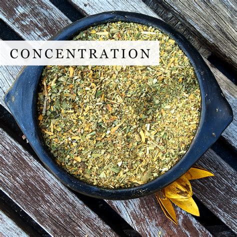 herbs focus concentration