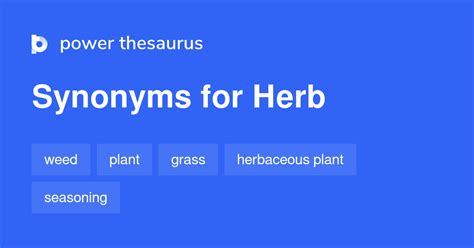 Herbs Synonym