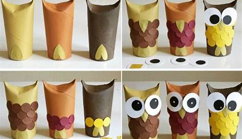 Waldtiere Klopapierrollen Paper Animal Crafts, Fall Paper Crafts