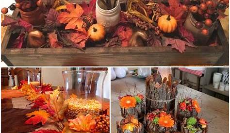 DIY: Herbstliche Tischdekoration mit Kürbis-Blumenvasen | Alles und Anderes
