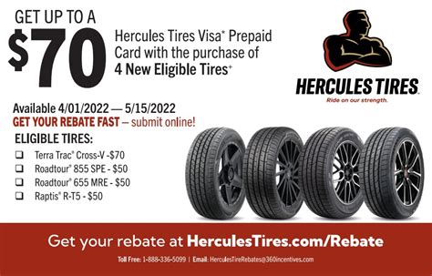 hercules tires rebates