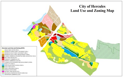 Hercules Zoning Map