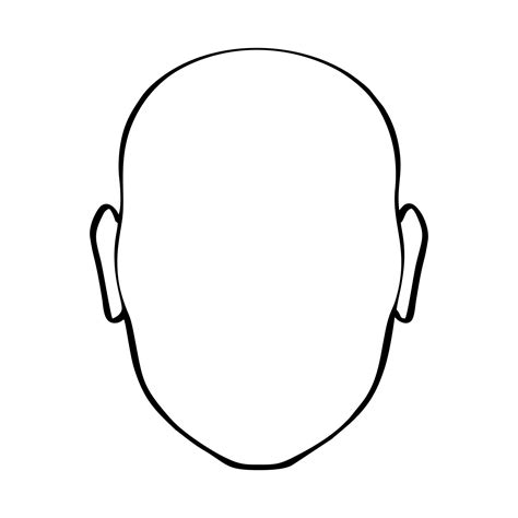 Herebrine Printable Head Template