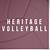 heritage volleyball schedule
