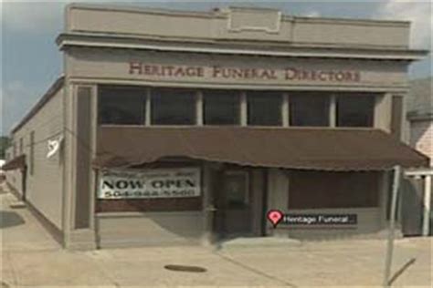 heritage funeral home new orleans