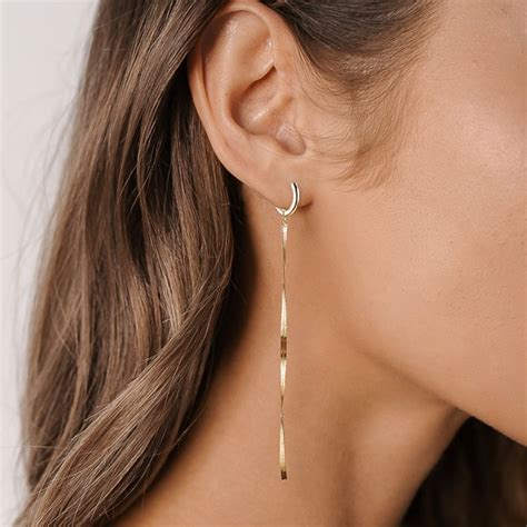 Herringbone Chain Earrings