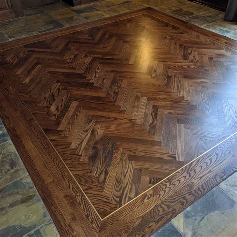 Herringbone Inlay Flooring