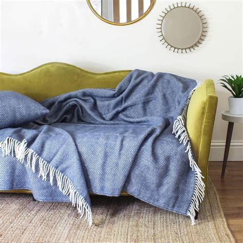 Herringbone Throw Blanket Large