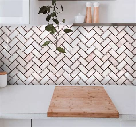 Herringbone Tile Stickers Uk