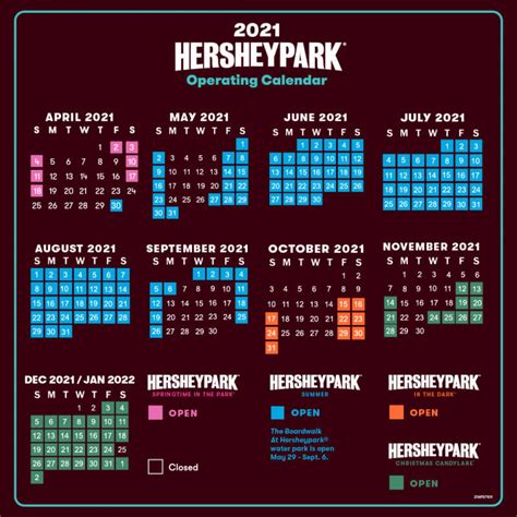 hershey park hours october 2023