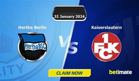 hertha berlin vs kaiserslautern prediction