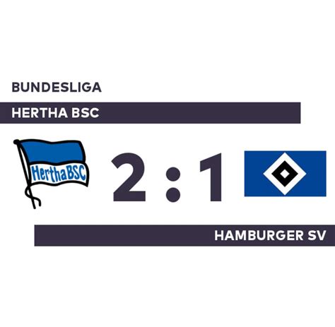 hertha bsc - hamburger sv