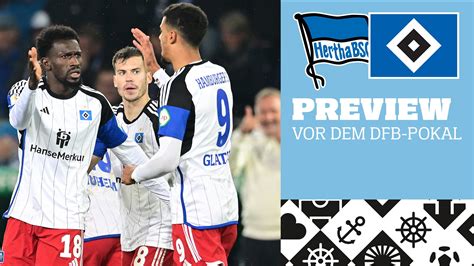 hertha hsv dfb pokal