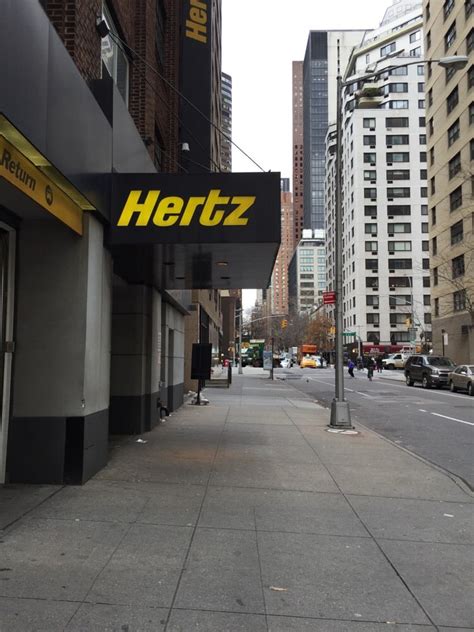 48th Street East, NYC Car Rental Hertz Rent a Car