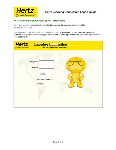 hertz csod learning connections