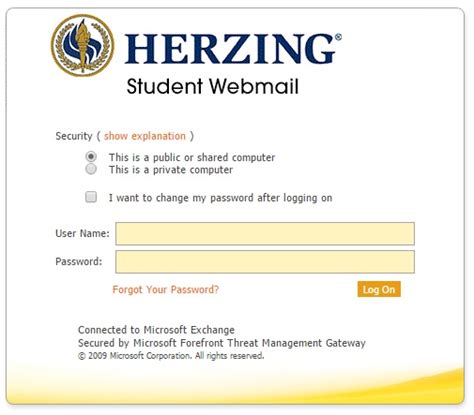 herzing student email