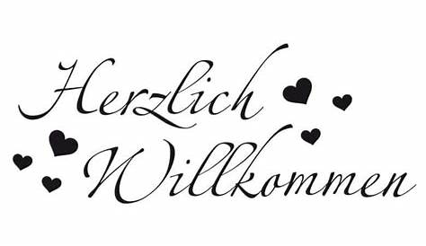 Shabby Herz Schild « HERZLICH WILLKOMMEN » mit Motiv | Dekolando.com