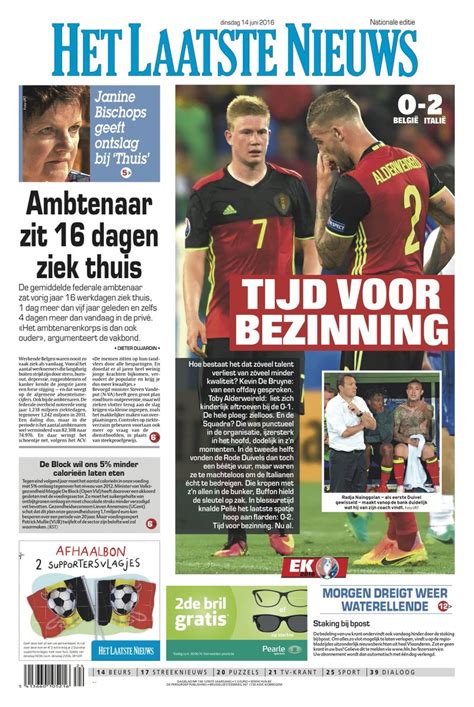 het laatste nieuws voetbal belgie