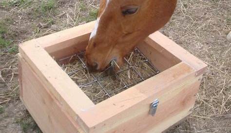 Hay feeder | Heuraufe selber bauen, Pferdehof, Pferdehaltung