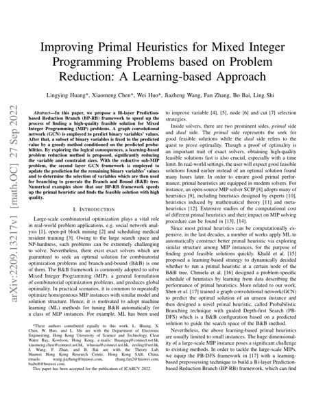 Heuristics In Mixed Integer Programming