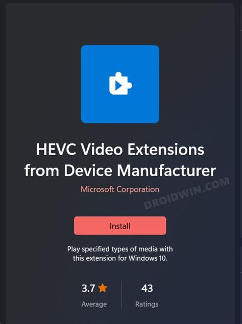 hevc video extensions download reddit