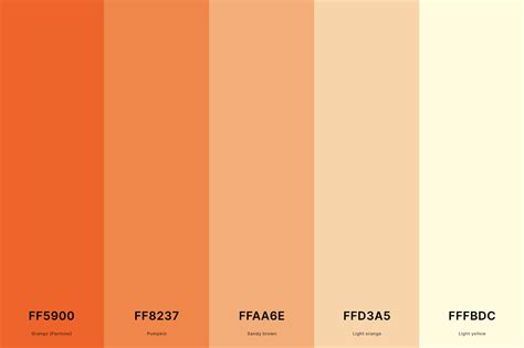 Hex Color Light Orange