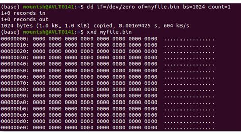 Hex Dump Binary File Ubuntu