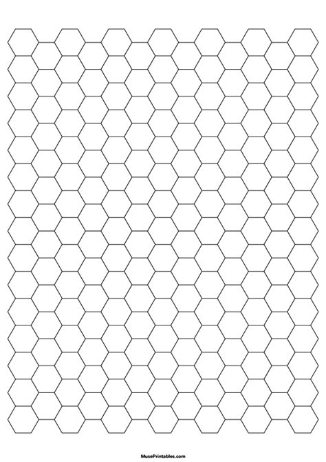 Hex Paper Graph Paper Printable