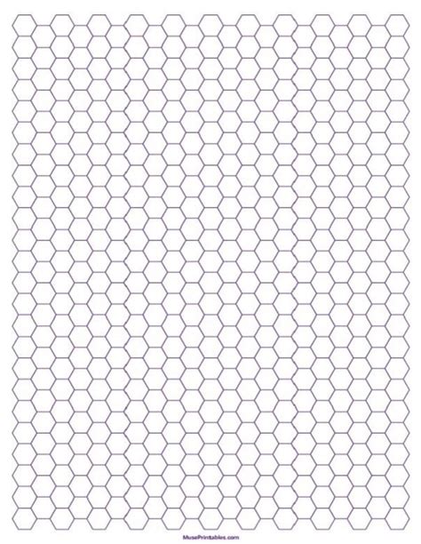 Hexagon Pattern On Graph Paper