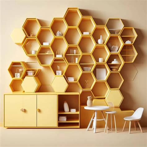 Hexagon Shelves Bouclair
