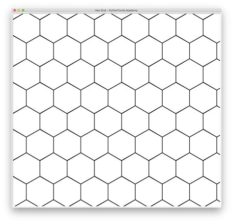 Hexagonal Tile Floor Plan Printable